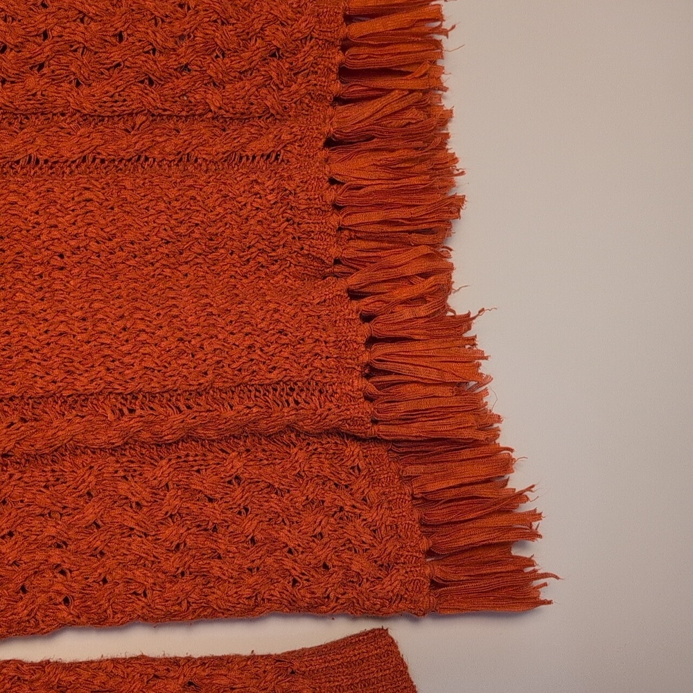Ruby Rd. Women's Orange Knit Sweater - Picture 3 of 8